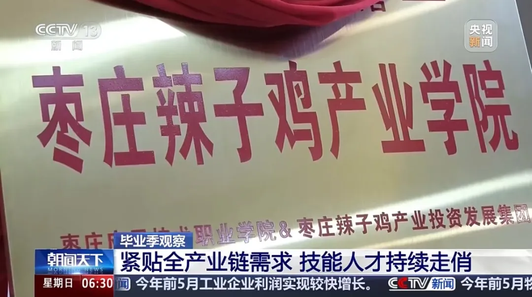 央视聚焦！beat365中文官网产教融合、实习实训、就业服务工作！